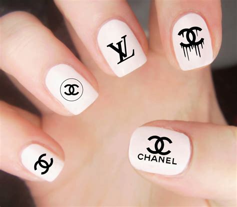 stickers ongle chanel|Chanel labels and stickers.